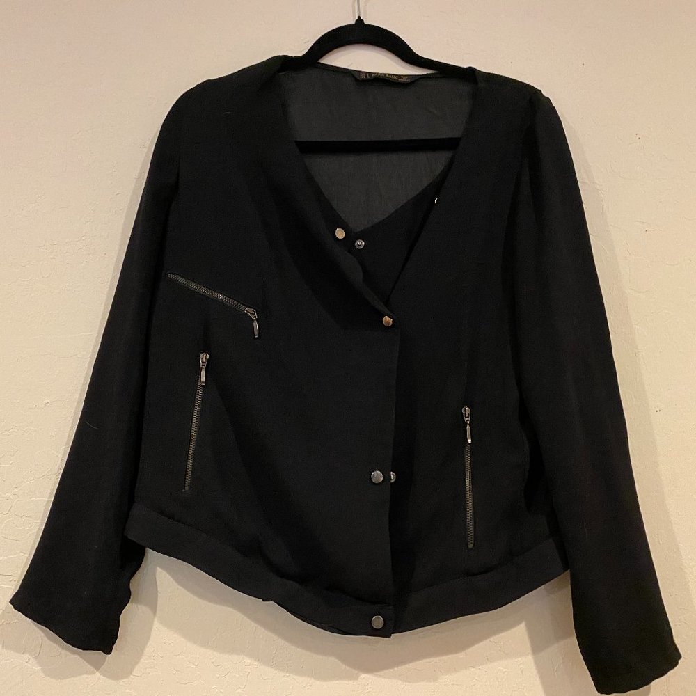 Zara Black Jacket - Size M